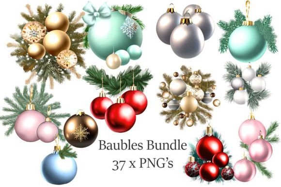 Download Christmas Baubles Bundle - Christmas baubles Collection
